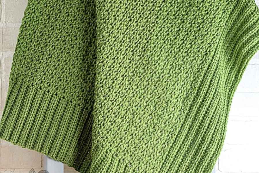 9 Sizes! Big Border Crochet BLANKET